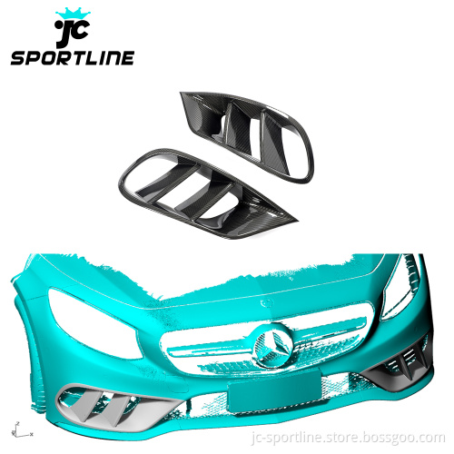 C217 Carbon Fiber Front Bumper Air Vents for Mercedes-Benz S500/S550 Sport Coupe 2014-2018